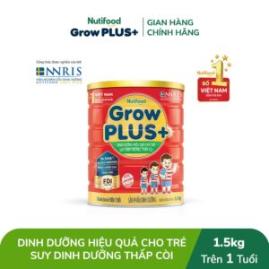 Sữa Bột GrowPLUS+ Suy Dinh Dưỡng 1.5kg (Lon 1.5kg) Nutifood