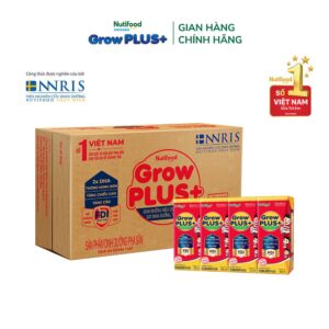 Thùng Sữa Bột Pha Sẵn Nutifood GrowPLUS+ Suy Dinh Dưỡng - (48 Hộp x 180ml)