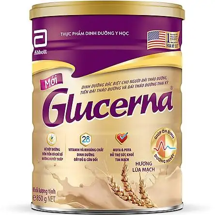 Sữa bột Glucerna Lúa mạch 850g