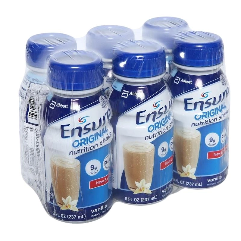 Thùng 24 chai sữa nước Ensure Original Hương Vani 237ml - Lốc 6 chai